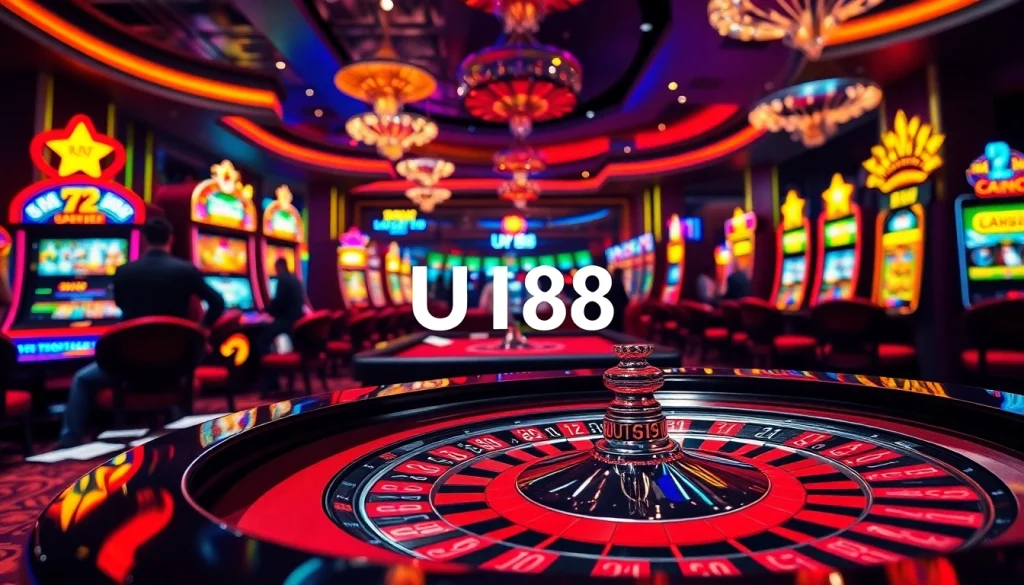 Experience thrilling gameplay at UU88's casino tables, where winning moments unfold with every spin and bet.