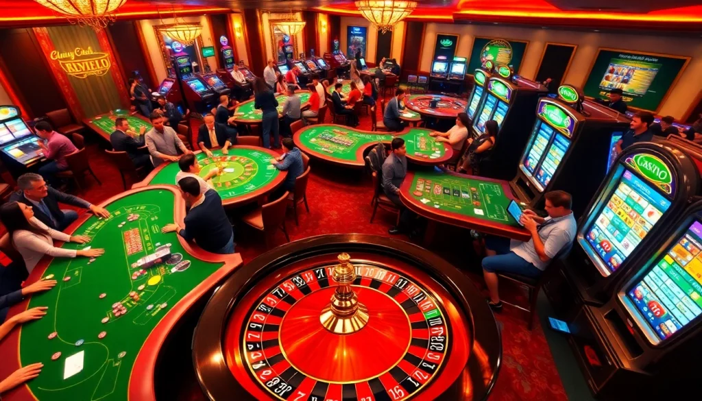 Experience thrilling casino action at https://c168.mobi/ with players winning big at poker tables and slot machines.